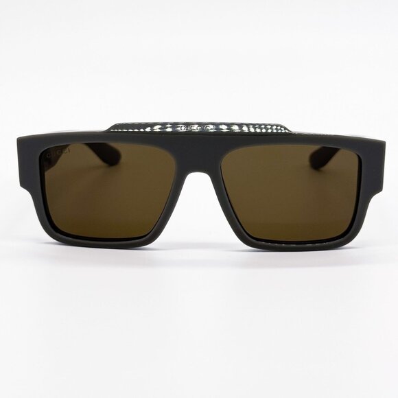 NEW GG1460S 003 GUCCI UNISEX GRAY BROWN SUNGLASSES GUCCI - Picture 5 of 11